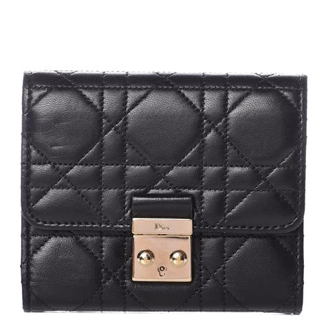 miss dior explorateur wallet|CHRISTIAN DIOR Lambskin Cannage Miss Dior Explorateur .